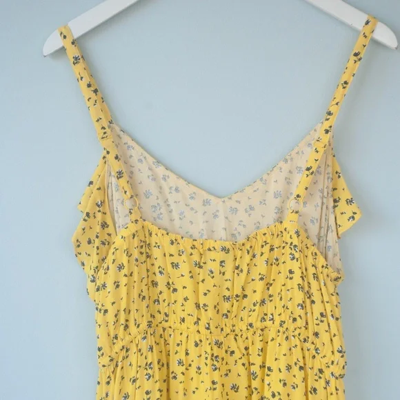 Torrid 1 Yellow Micro Floral Summer Dress - Picture 9 of 10